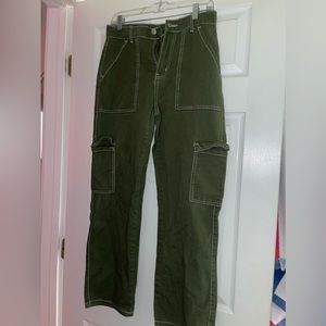 Olive cargo pants